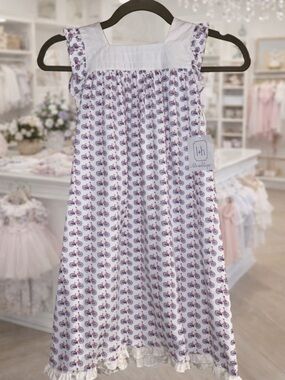 Lila and Hays Bicycle Print Boutique Dress Size 5 NWT Spring Summer